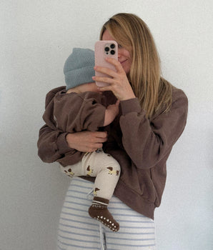 Kids Sweater I cozy cacao
